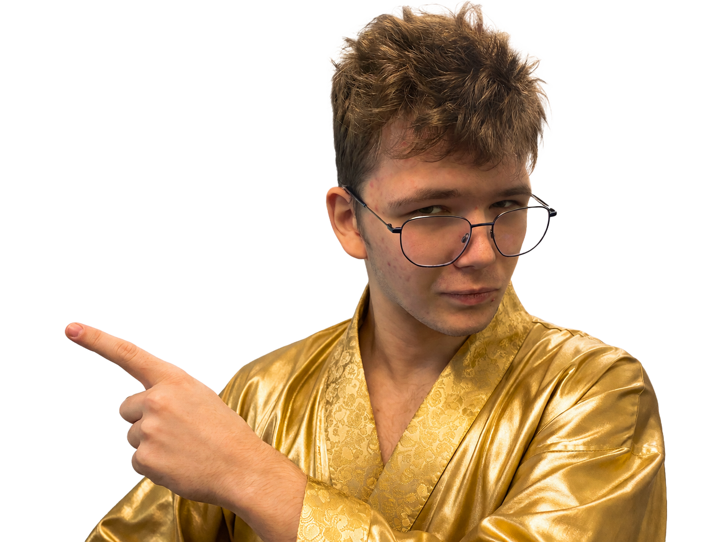 Denis pointing at you